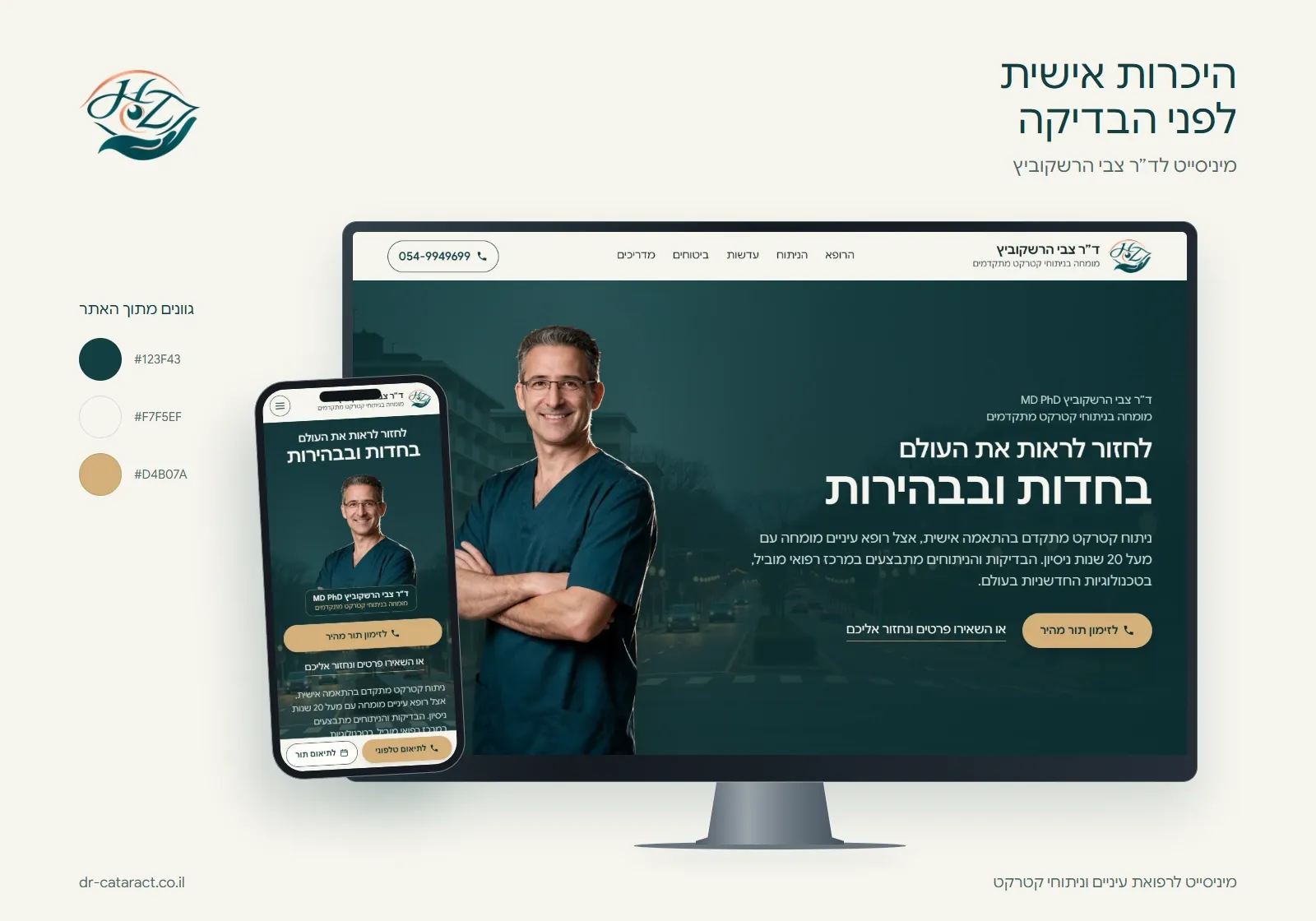 מתוך הפרויקט של ד״ר צבי הרשקוביץ, ניתוחי קטרקט